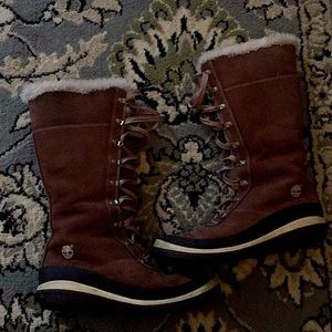 Timberland genuine leather Lace Up Boots